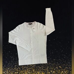 NWT Banana Republic White Women's Button Up Cardigan Size M